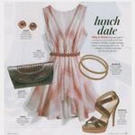 Elizabeth and James Pink Cream Plaid Dress Photo 2