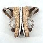 DV Dolce Vita‎ Women's Bannon Raffia Wedge Sandals Tan Brown Size 8 Photo 5