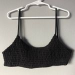 Zaful Black Ribbed Bikini Top Photo 0