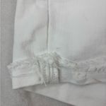 American Eagle  Outfitters 6 28 Hi V-Rise Shortie Distressed Denim  Shorts White Photo 2