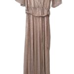 Baltic Born Champagne Abigail Sparkle Gown Maxi Dress Size XS Photo 0