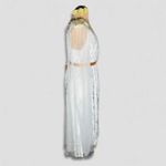 California Costumes Greek Goddess Angel Dress Sheer Crushed Velvet White/Gold 3X White Photo 2