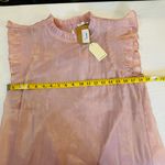 JODIFL Rose Gold Ruffle Dress Womens S Sparkle Party Holiday Chic Photo 6