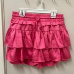 Pink tiered ruffle skort Photo 0