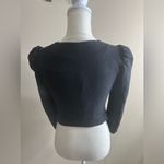 Urban Outfitters  Pins and needles black crop jacket puff sleeves XS Photo 8