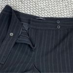 Style & Co  Petite Striped‎ Flat Front Straight Leg Trouser Pants Black 10P Photo 4