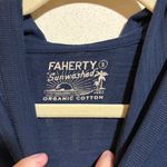 Faherty  Sunwashed Stripe Sunray Slub Midweight Organic Cotton Hoodie Photo 5