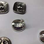 Trifari Lot Of 3 Signed Clip-on Clip On Costume Earrings , Chico’s, Avon SP Photo 5