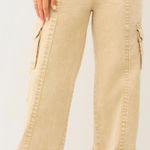 True Religion Beige Tan Bobbi Low Rise Baggy Big T Relaxed Cargo Pants Size 27 Photo 0