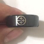 Black Pittsburgh Steelers Ring Photo 1