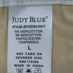 Judy Blue  Jeans Womens Magic High Waisted Stomach Control White Shorts Large Photo 3