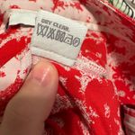 Per Se  Red and White Floral Straight Leg Pants Photo 4