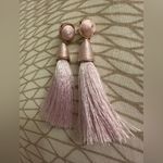 Charming Charlie NWOT  Tassel Earrings Lightweight Pale Orchid/Lavender Color Photo 1