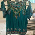 Flying Tomato Cold shoulder with tie sleeve top Photo 0