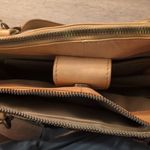 American Leather Shoulder Floral Bag Yellow Photo 7