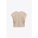 ZARA NWT Ruffled Top Size M Photo 3