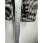 Tommy Hilfiger Womens Houndstooth Blazer Jacket Black White Elbow Patches Sz 12 Photo 12