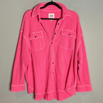 Aerie waffle LumberJill bright pink jacket Photo 0