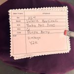 Valerie Bertinelli Y2K Baby Doll Dress Size 6 Purple Berry Ruffle Fairy Whimsigoth Stretchy Knit Photo 13