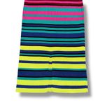LE SUPERBE Striped Knit Pencil Skirt Size Small Yellow Photo 6