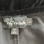 My Michelle Vintage  Elegant Black Velvet Skirt Y2K Stretch Skater Large Photo 2