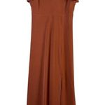 Birdy Grey Hannah Dress Medium Terracotta Fall Wedding Boho Bridesmaid Gown Long Photo 1