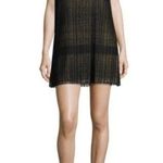 Alexis  - Becca Sleeveless Plisse Lace Minidress, Black Photo 0