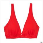 Shade & Shore Target Red Push Up Bikini Top Photo 1