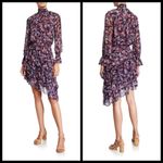 MISA Los Angeles 💕 x REVOLVE💕 Savanna Asymmetrical Long Sleeve Mini Dress S NWT Photo 5