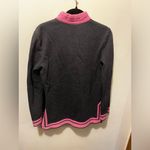 Tory Burch Tory Burch Gray & Pink Mock Neck Long Sleeve Tunic Sweater Top Sz XS Photo 5