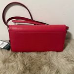 Ralph Lauren NEW R.L.L. Lauren hot Pink Cow Leather Wallet Crossbody Bag Photo 3