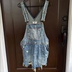 Free People NWT  Baxter Denim Overall
Dress Grunge Blue Size Small Photo 3