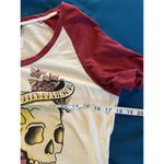 Harley Davidson  Women's Shortsleeve Shirt Large Sugar Skull EUC Arkansas Photo 1