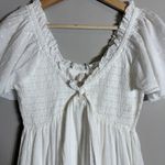 Cleobella  Ashlyn Organic Cotton Dobby Midi Dress Women's Small White Flowy NWOT Photo 9