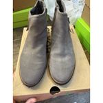 Clarks Sharon Heights Ankle Boot Gray Suede Leather Women Size 6 Booties NEW Photo 3