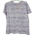 Modern Lux PURPLE TIE-DYE GRAPHIC DESIGN LIGHTWEIGHT TEE XS Photo 1