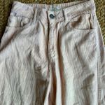 Stradivarius Light pink  corduroy high waisted barrel leg cozy cottagecore pants Photo 1