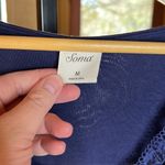 Soma  COOL NIGHTS Long Sleeve Pajama Top With Lace Size Medium Photo 6