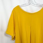 Jessica London 30W 32W Top 3X Yellow Short Sleeve Tee Swing Trapeze A Line 965 Photo 5