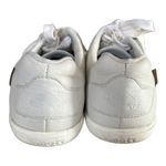 Roots Women's Sneakers Size 5.5 Light Gray Low Top Lace Up Leather Tennis Shoe Photo 3