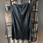 Babaton aritizia satin midi skirt  slip drawstring adjustable elastic flare silky Photo 2