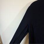 ✨ Raquel Allegra Women’s Black Asymmetrical Button Long Sleeve Top Small Black Photo 5