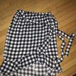 Fourteenth Place high low gingham plaid Skirt S Photo 2