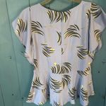 Loft  Purple Lavender Floral Peplum Blouse | Women’s Size XS Photo 4