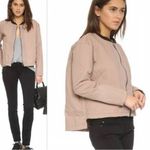 Free People Linear Quilted Bomber Jacket Size Small In Blush Photo 1