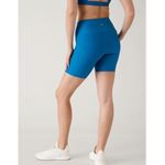 Athleta  XS Interval Stash Short 7” X-Small Dark Lapis Blue Bike Photo 5