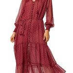 MISA Los Angeles NWT Misa LOUISA DRESS Cardinal Tile Tamarind XS Photo 1