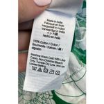 J.Crew Kelly Green Floral Smocked One-shoulder Cotton Summer Preppy Top Medium Photo 7