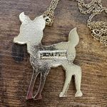 Disney WALT  PRODUCTIONS Vintage Bambi Enamel Necklace Photo 1