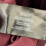 Banana Republic  Women’s Burgundy Satin Pajama Set Size XL Photo 4